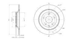 Тормозной диск OEM OEM0372DT