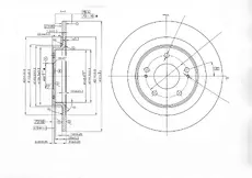Тормозной диск OEM OEM0057DT