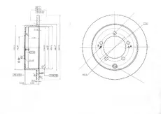 Тормозной диск OEM OEM0102DT