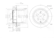 Тормозной диск OEM OEM0045DT