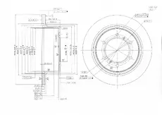 Тормозной диск OEM OEM0164DT