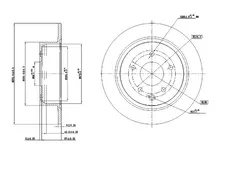 Тормозной диск OEM OEM0349DT