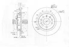 Тормозной диск OEM OEM0165DT