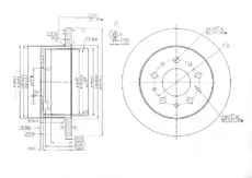 Тормозной диск OEM OEM0101DT