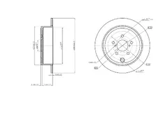 Тормозной диск OEM OEM0364DT