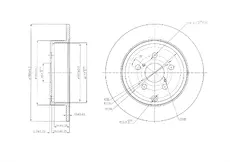 Тормозной диск OEM OEM0350DT
