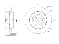 Тормозной диск OEM OEM0356DT
