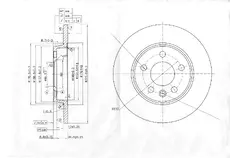 Тормозной диск OEM OEM0127DT