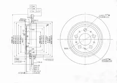 Тормозной диск OEM OEM0151DT