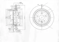 Тормозной диск OEM OEM0187DT