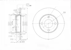 Тормозной диск OEM OEM0129DT