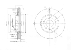 Тормозной диск OEM OEM0072DT
