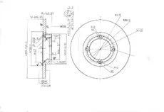 Тормозной диск OEM OEM0062DT