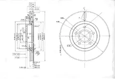 Тормозной диск OEM OEM0036DT