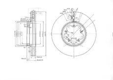 Тормозной диск OEM OEM0132DT