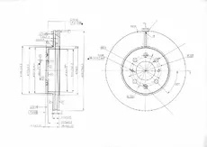 Тормозной диск OEM OEM0193DT