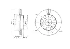 Тормозной диск OEM OEM0381DT