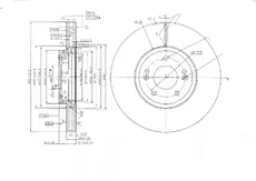 Тормозной диск OEM OEM0073DT