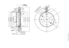 Тормозной диск OEM OEM0124DT