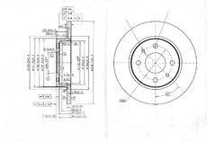 Тормозной диск OEM OEM0044DT