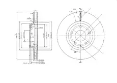 Тормозной диск OEM OEM0023DT