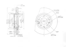 Тормозной диск OEM OEM0136DT