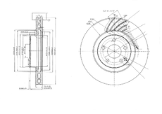 Тормозной диск OEM OEM0120DT
