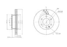 Тормозной диск OEM OEM0368DT