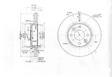 Тормозной диск OEM OEM0027DT