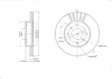 Тормозной диск OEM OEM0373DT