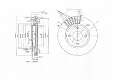 Тормозной диск OEM OEM0068DT