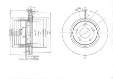 Тормозной диск OEM OEM0021DT