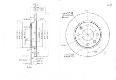 Тормозной диск OEM OEM0177DT