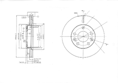 Тормозной диск OEM OEM0038DT
