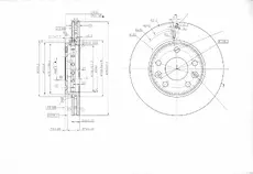 Тормозной диск OEM OEM0014DT