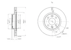Тормозной диск OEM OEM0382DT