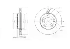 Тормозной диск OEM OEM0384DT