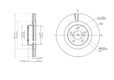 Тормозной диск OEM OEM0386DT
