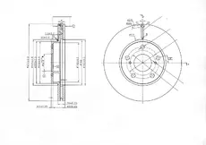 Тормозной диск OEM OEM0167DT
