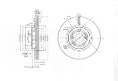Тормозной диск OEM OEM0173DT