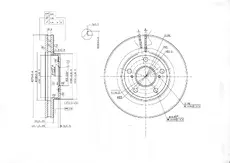 Тормозной диск OEM OEM0093DT