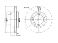 Тормозной диск OEM OEM0369DT