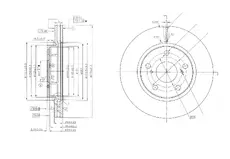 Тормозной диск OEM OEM0113DT