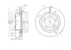 Тормозной диск OEM OEM0079DT