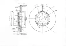 Тормозной диск OEM OEM0056DT