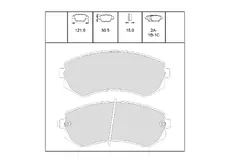 Тормозные колодки дисковые OEM OEM0594KTD