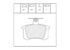 Тормозные колодки дисковые OEM OEM0027KTD