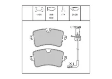 Тормозные колодки дисковые OEM OEM0330KTD