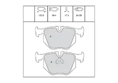 Тормозные колодки дисковые OEM OEM0512KTD