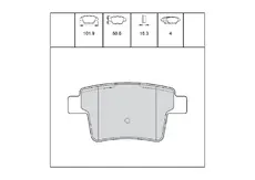 Тормозные колодки дисковые OEM OEM0520KTD